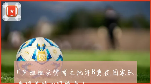 C罗姐姐点赞博主批评B费在国家队表现差劲如同隐身人